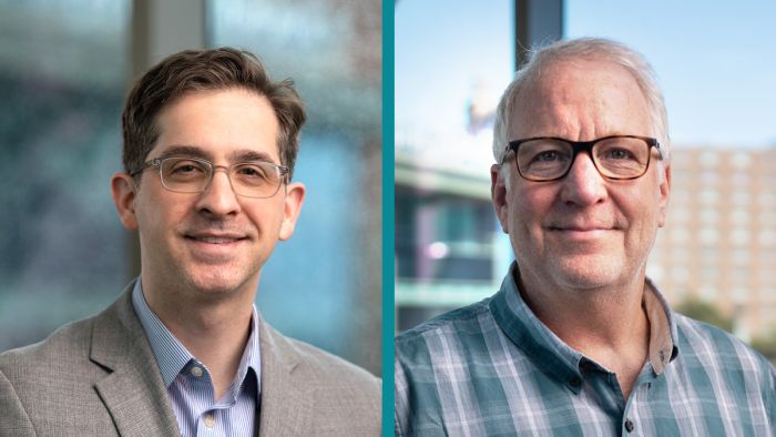 Headshots of Dr. Andrew Georgiadis and Dr. Mike Schwartz, PhD.