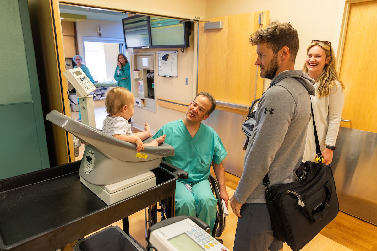 Certified nursing assistant, Nick Lohmer, is a former Gillette patient and tries to make the pre-op process go as smoothly as possible for families.