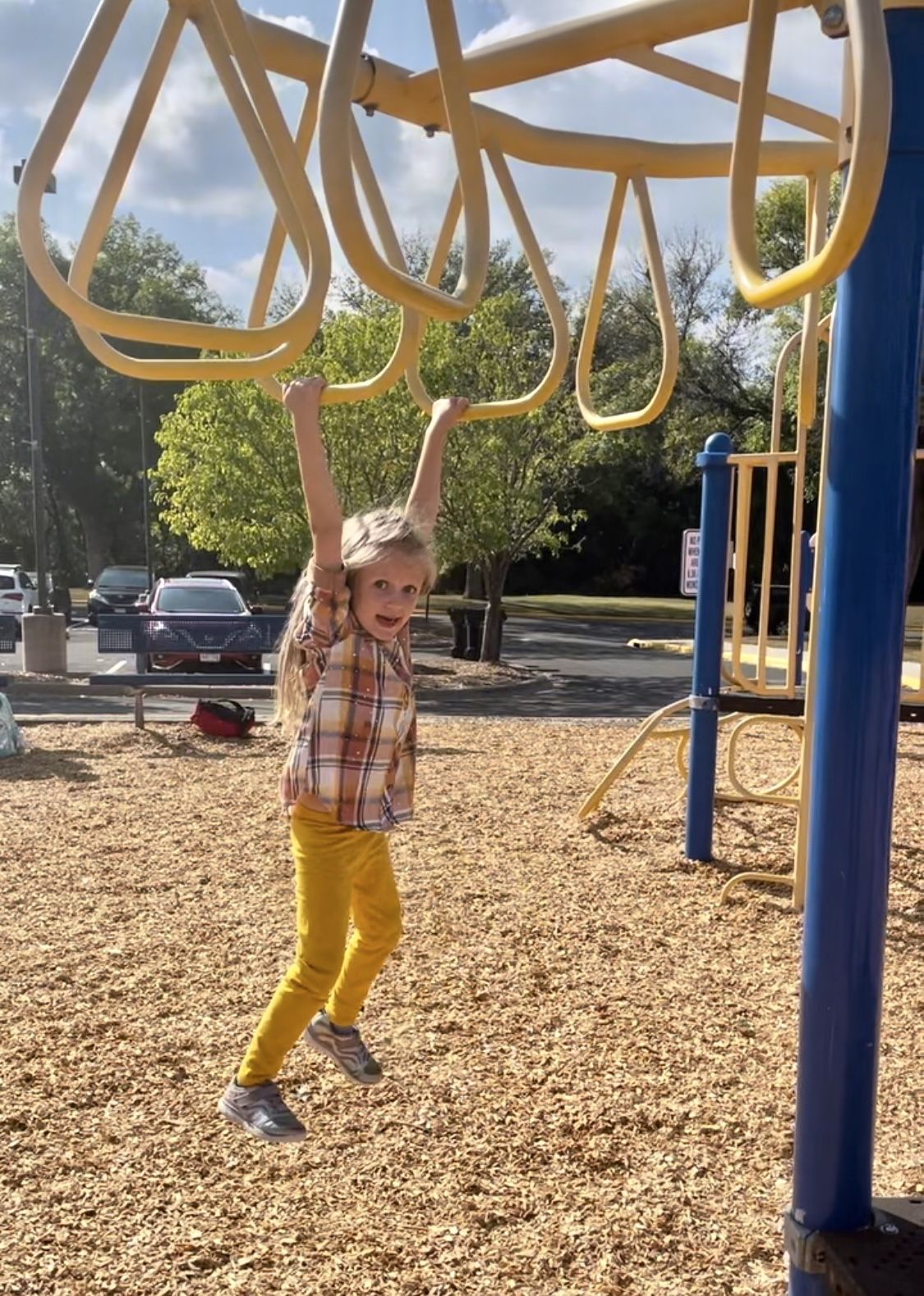 Gillette Children's SMA patient at playground.